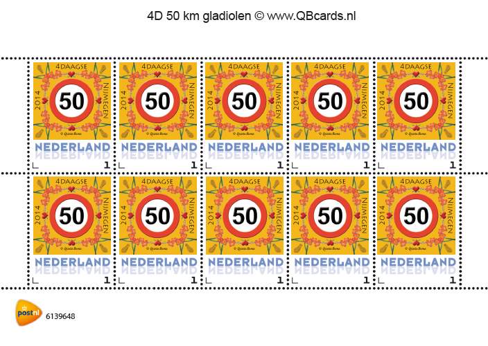 50km 4daagse persoonlijke zegel